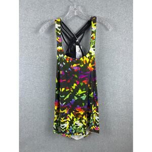 NEW Icyzone Women's Swim Tank Top Sleeveless‎ Shirt, Multicolor, Small